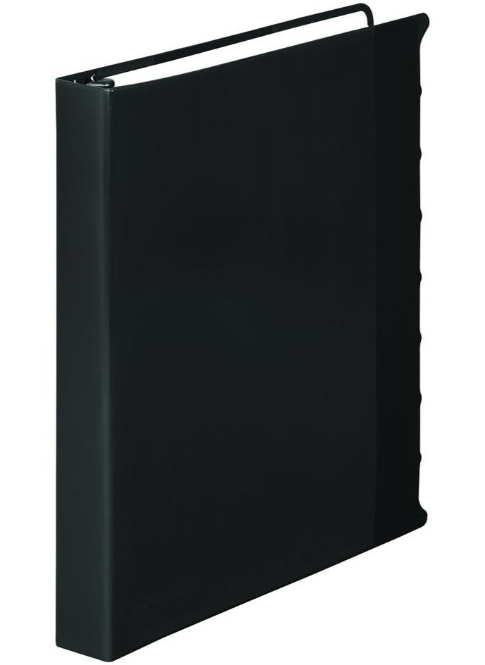 Wilson Jones Wilson Jones 55095 View-Tab Presentation Round Ring View Binder w/Tabs, 1" Cap, Black  - Image 4