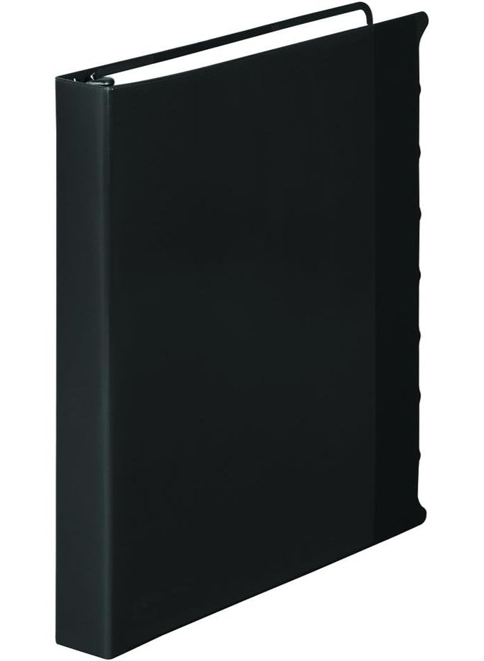 Wilson Jones Wilson Jones 55095 View-Tab Presentation Round Ring View Binder w/Tabs, 1" Cap, Black  - Image 4