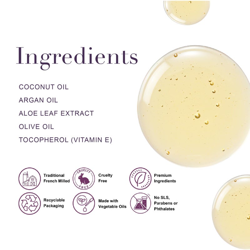 A LA MAISON French Liquid Hand Soap, Lavender Aloe - Natural Hand Wash Made with Essential Oils - Biodegradable, Plant-Based, Vegan, Cruelty-Free, Alcohol & Paraben Free (33.8 oz, 1 Pack) - Image 3