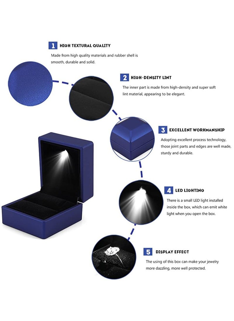 BreeJooy - Engagement ring LED light box jewelry gift box - Image 1