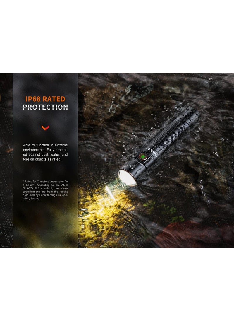 Fenix E35R EDC LED Flashlight 3100 Lumens USBC Rechargeable High Lumen Performance Flashlight