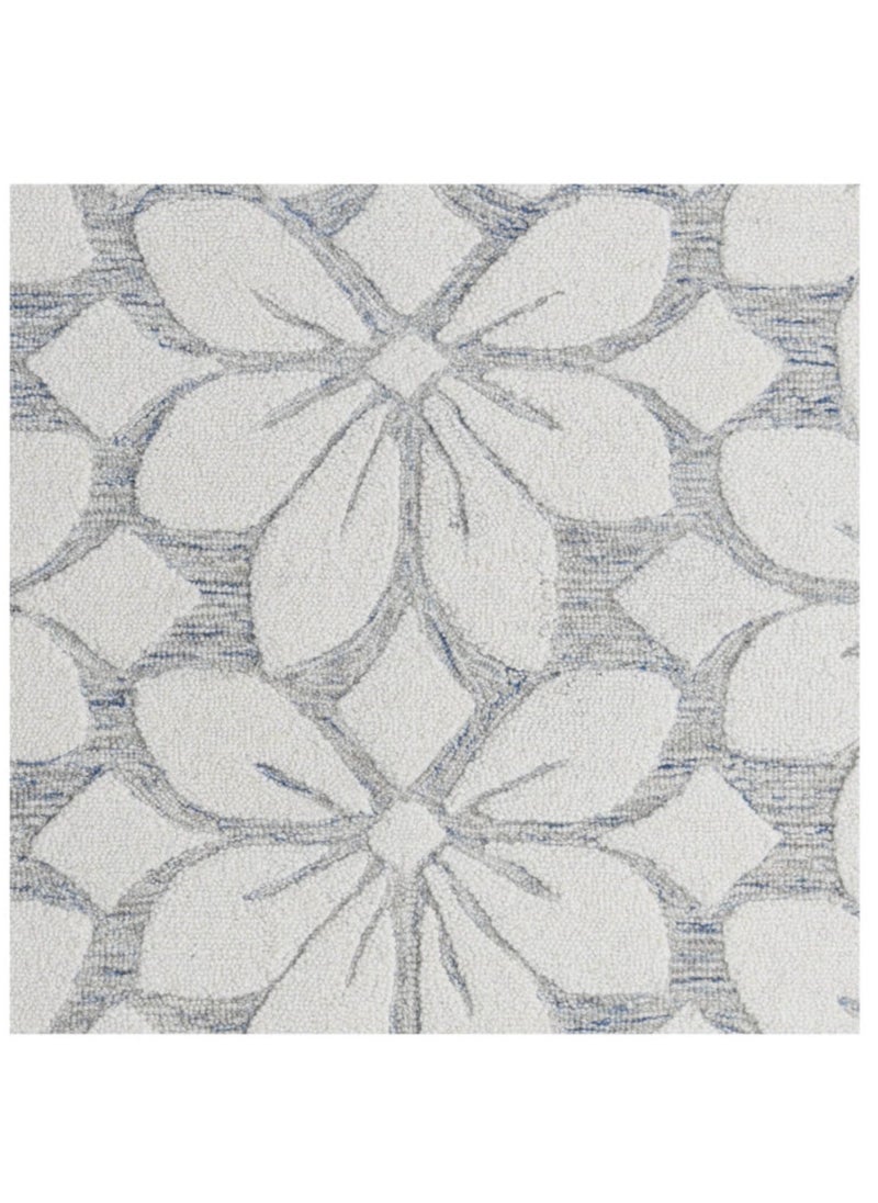 AURUM HOME AH041B Hand Tufted  Modern Area Rug  Indoor Living Dining Bedroom Room and Gallery Area Rugs Loop Pile Wool, Rectangle  - Image 3