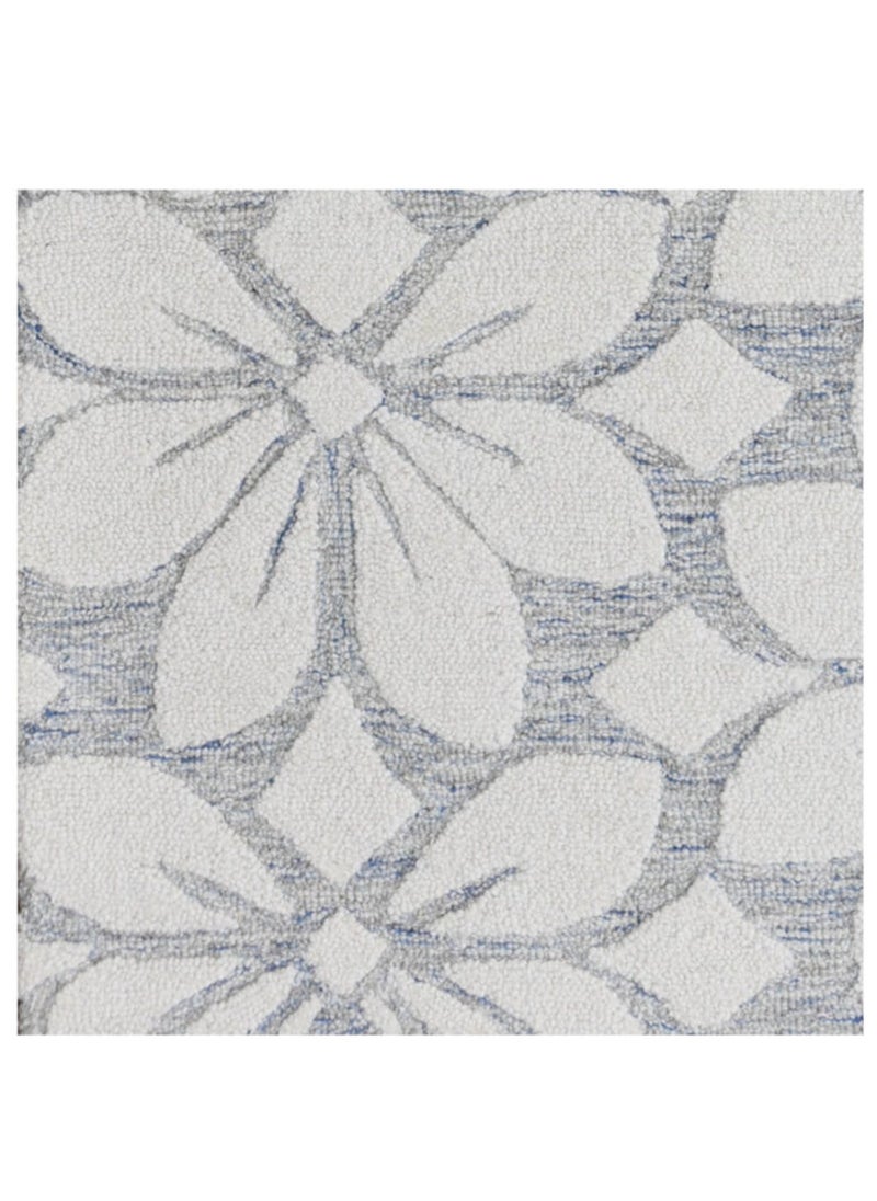 AURUM HOME AH041B Hand Tufted  Modern Area Rug  Indoor Living Dining Bedroom Room and Gallery Area Rugs Loop Pile Wool, Rectangle  - Image 4