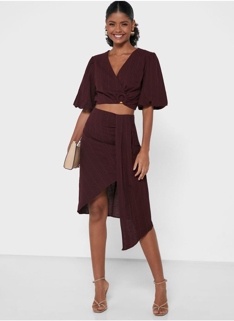 The Fifth - Asymmetric Midi Skirt - Image 1