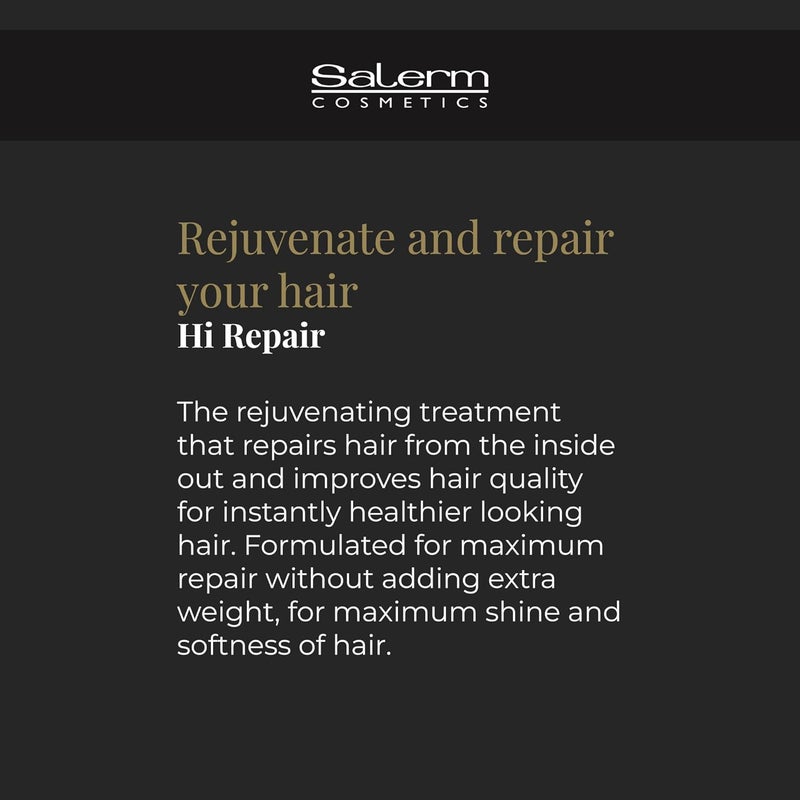 Salerm Cosmetics Hi Repair Hair Mask 250ml - Professional Hair Treatment - Image 5