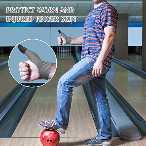 Charniol 6 Pcs Bowling Thumb Saver Protector Compact and Lightweight Thumb Stabilizer Bowling Glove Thumb Sock Right Glove - Image 5