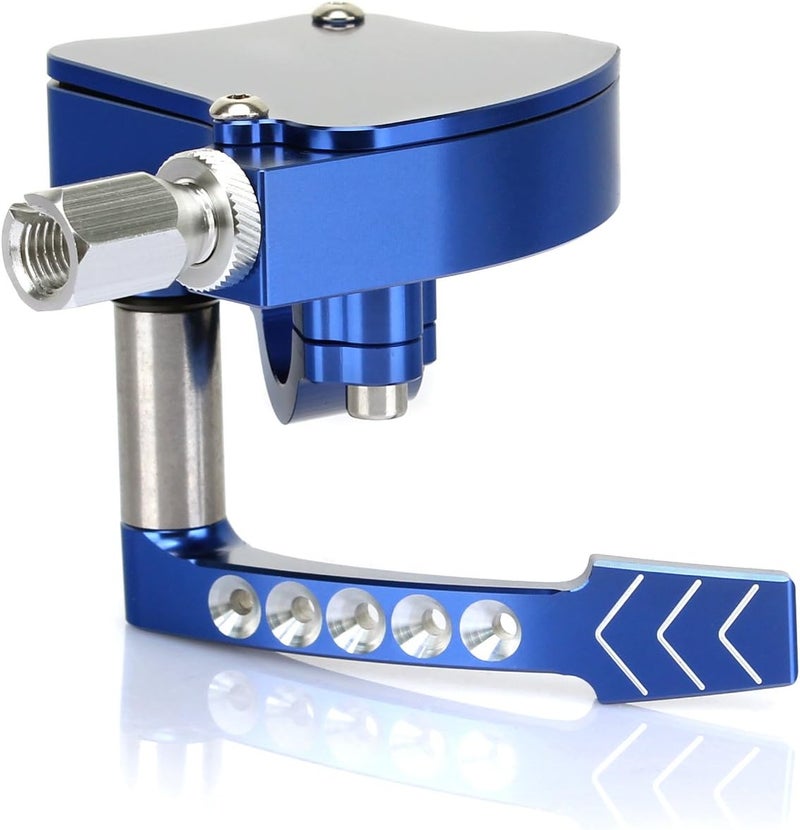 TARAZON Universal Billet CNC 7/8" ATV Throttle Lever Thumb Controller Assembly - Blue - Image 4