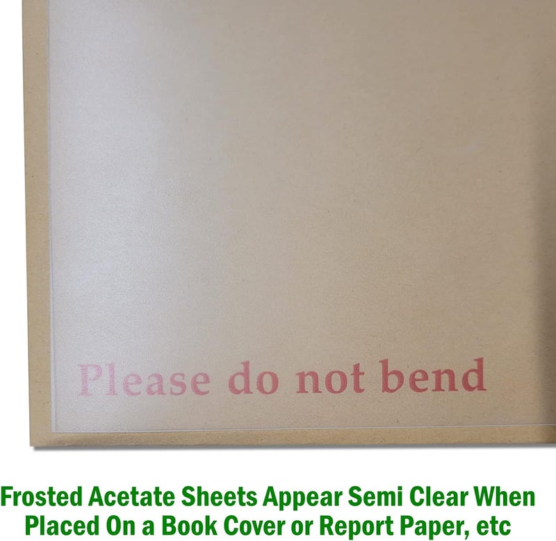 Essential Arts A3 Frosted Acetate 300 Micron Pack of 10 Sheets. Extra Thick Recyclable Polypropylene Binding Cover for Craft, Stencils and Gifts (297x420mm) - Image 3