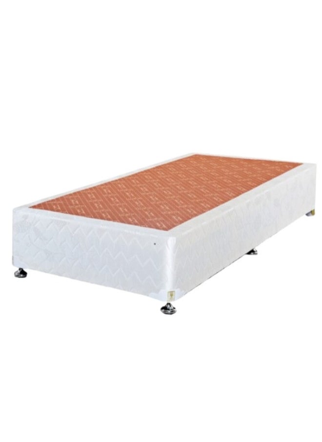 ALWASIT HOME - Bed Base | Bed Frame For Bedroom | Off White - 120x190 cm - Image 1