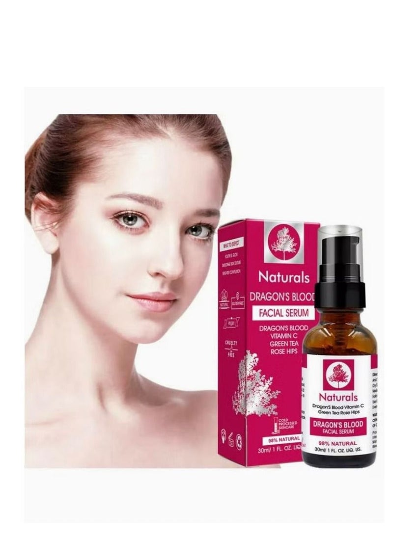 Natural Glycolic 30% Medium Strength Micro Peel 30ML+ Dragon's Blood Facial Serum 30ml  - Image 4