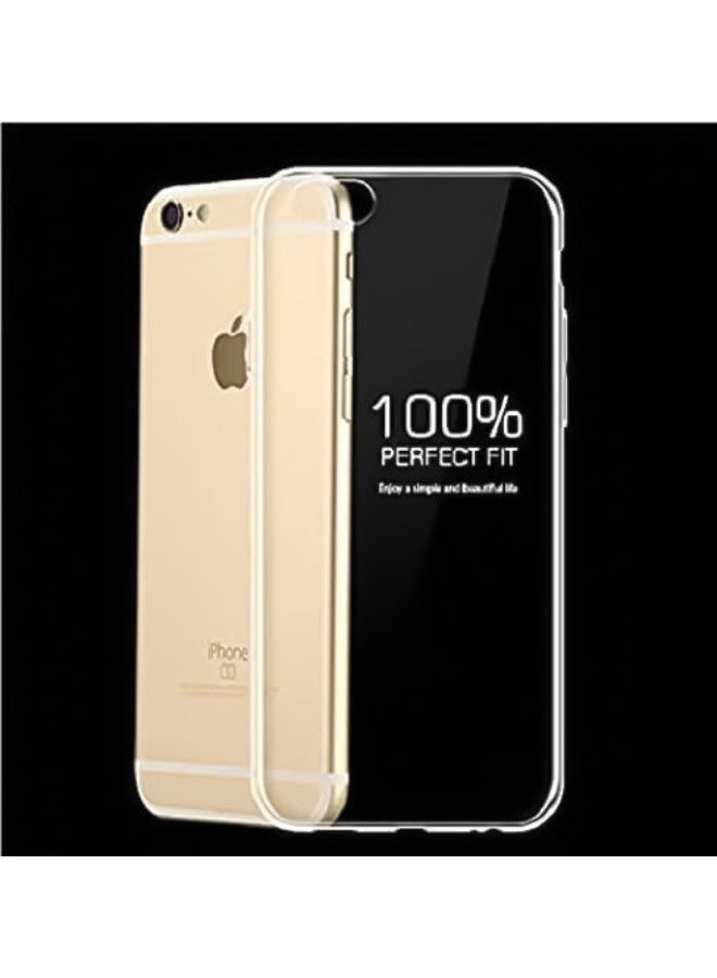 غطاء فائق اللمعان وشفاف تماماً لهاتف Apple iPhone 6 / 6s، يوفر حماية فائقة وامتصاصاً للصدمات، ويتميز بسُمك 2 مم - شفاف. - Image 4