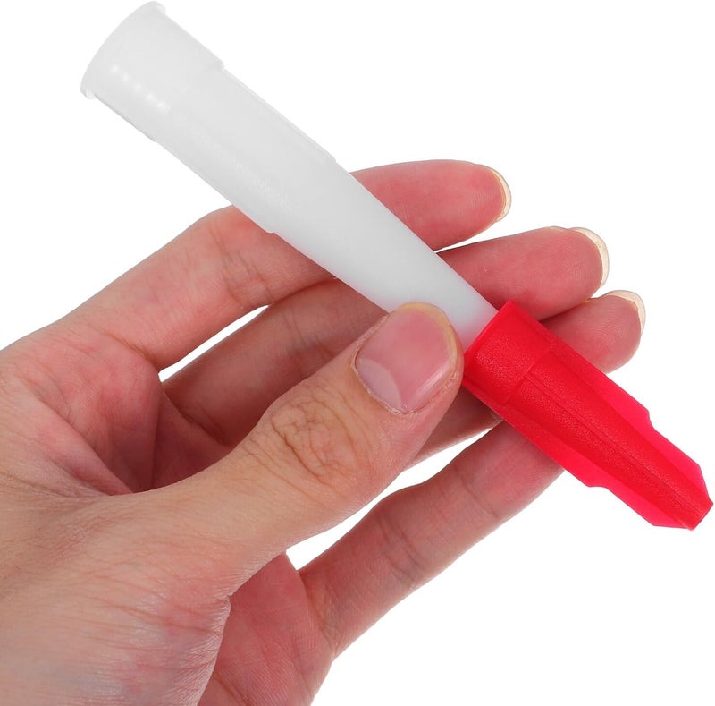 12pcs Caulking Nozzle Tips Set with Colored Caps, Reusable Caulk Applicator Tools for Windows, Doors, and Tile Grout Sealing - Image 3