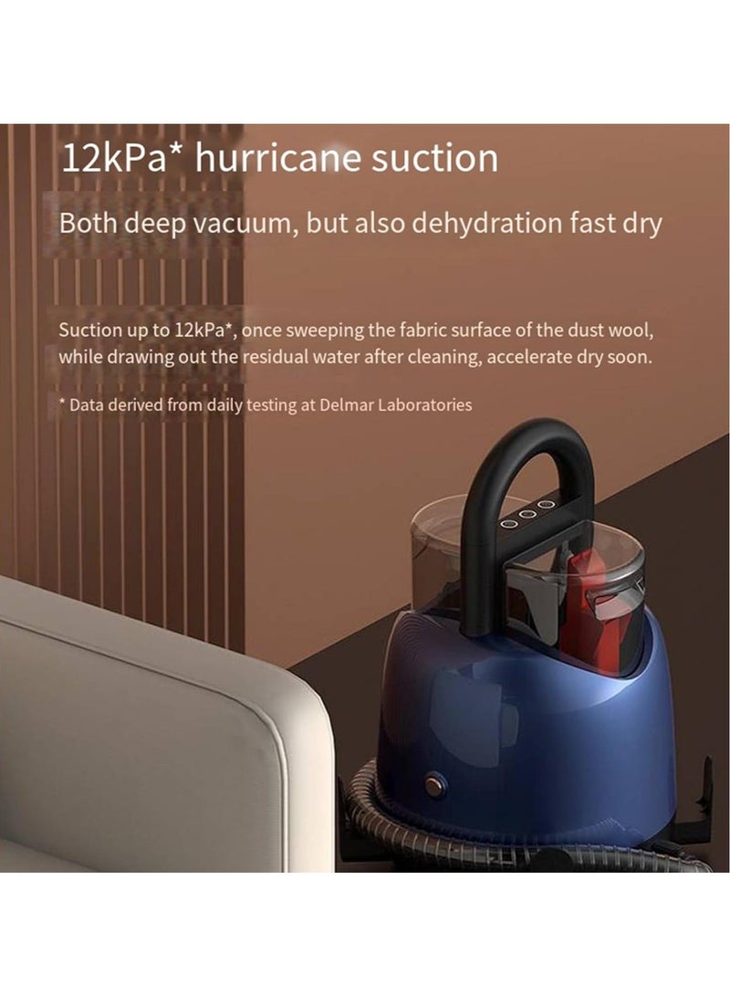 Denx Multi-Purpose Smart Vacuum Cleaner for Deep Cleaning & Stain Removal – Ideal for Carpets, Sofas, Curtains & Upholstery – AI Sensor, Steam Function, App-Controlled - Image 3