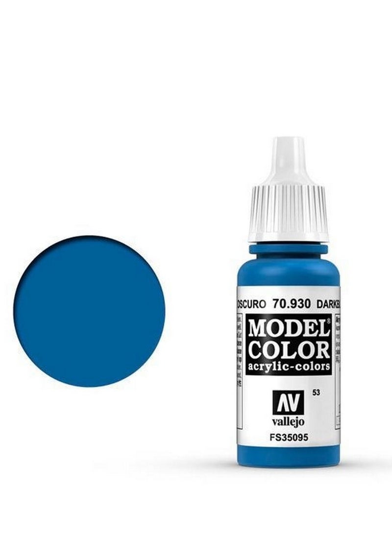 Model Color 930 Dark Blue 18ml Bottle Acrylic Paint for Miniature Figures and Model Kits