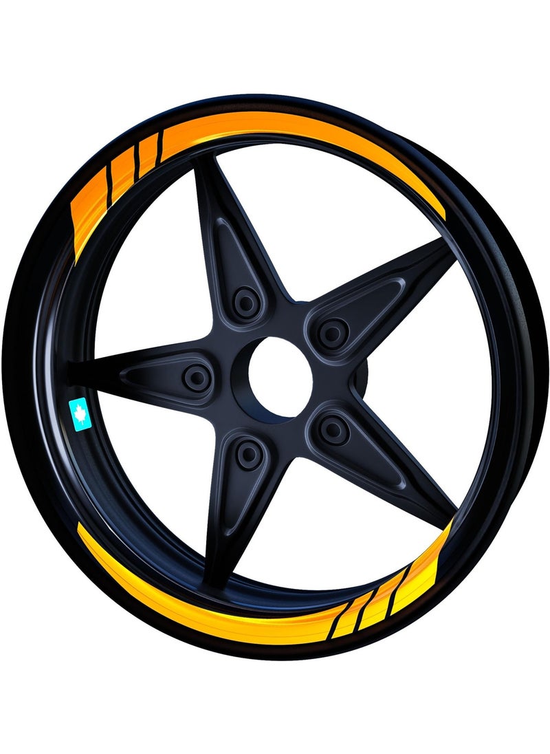 Çınar Extreme Moto Gp Taxi Yellow Inner Rim Strip Sticker 