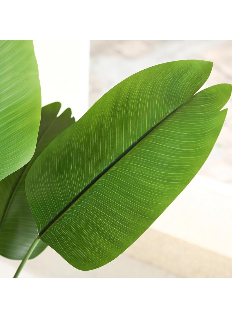 TYCOM Artificial Tree Fake Plants Fake Trees Faux Plants Indoor Realistic Plants for Office Home Room Store Decor Height 90 CM Traveler Palm.  - Image 2