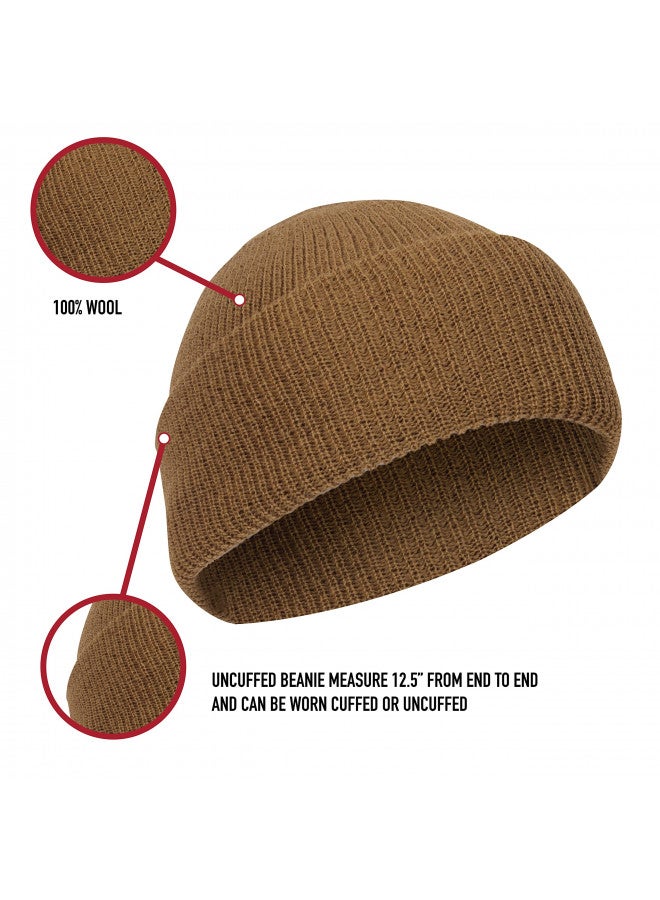 Rothco Genuine U.S.N. Wool Watch Cap, Navy Blue - Image 3