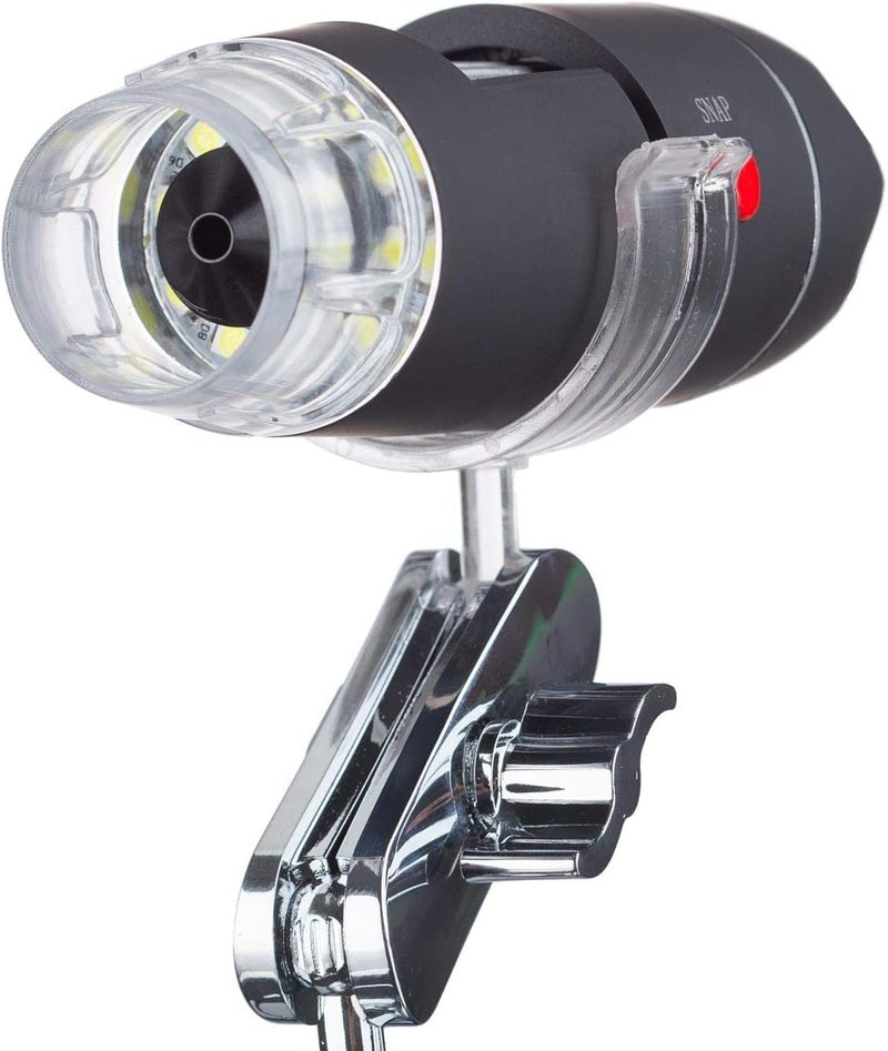 AmScope AmScope 50X to 500X USB Digital Handheld Microscope with Adjustable Stand and 8LED Light  Compatible with Windows Mac and Android OTG Adapter Included - Image 3