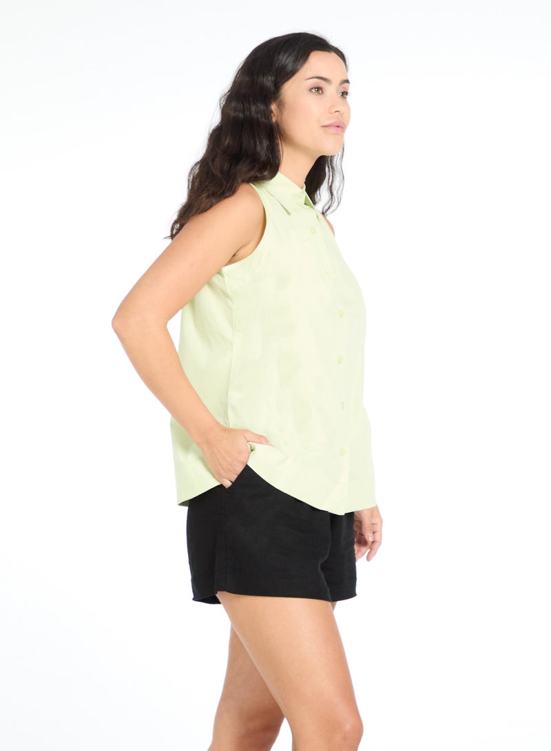 The Label Life Sleeveless Shirt - Image 4