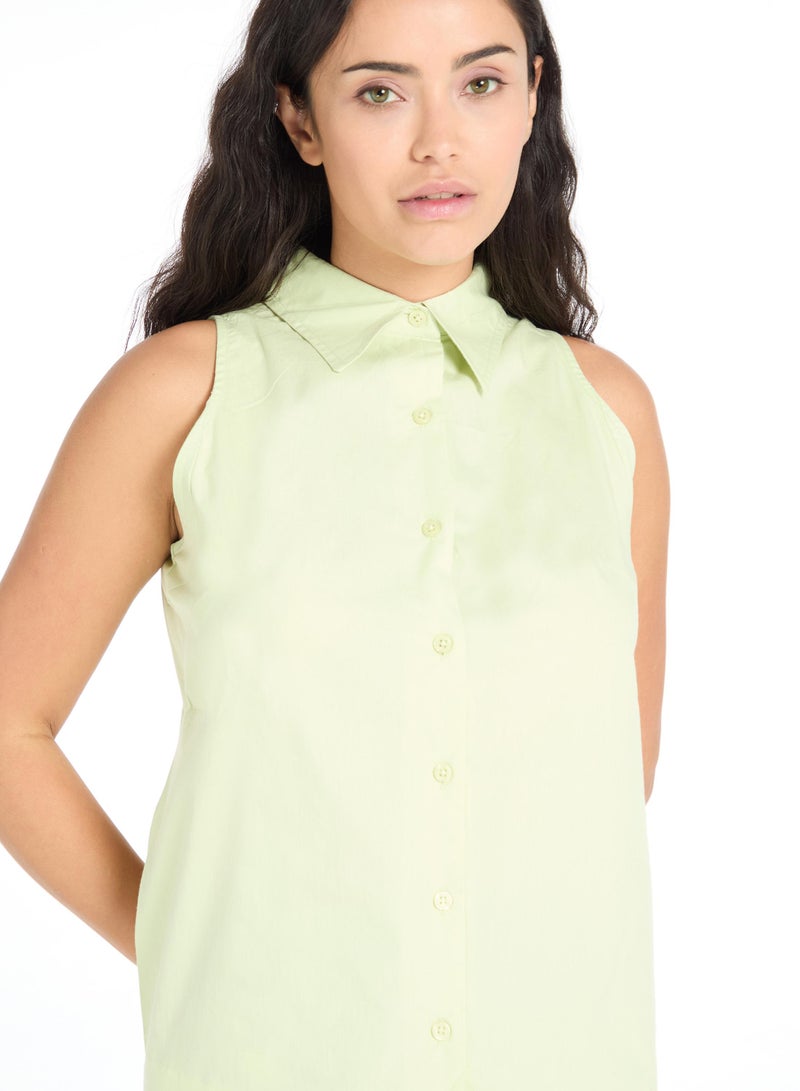 The Label Life Sleeveless Shirt - Image 5