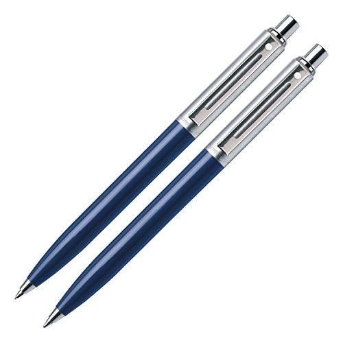 SHEAFFER قلم حبر جاف شيفر سينتينل أزرق و قلم رصاص 0.7 مم مع تريم كروم - Image 4