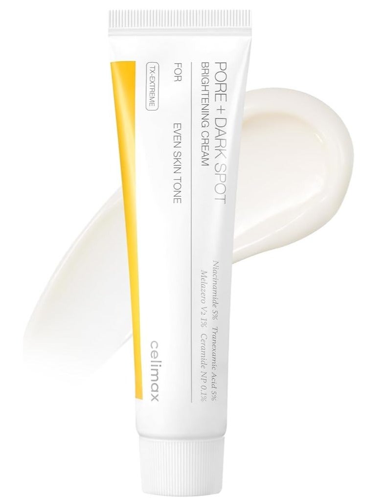 celimax Pore+Dark Spot Brightening Cream | with Niacinamide, Tranexamic Acid, TXA Cream, Pore Minimizer, Non-Irritating, Hydrating, For Sensitive Skin, 35ml - Image 1