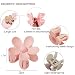 JANFUN Flower Hair Clips 8PCS, Large Claw Clips for Women Girls Thick Thin Hair, Strong Hold Nonslip Big Dasiy Jaw Clamps Matte Hair Accessories 8 Colors - Image 3