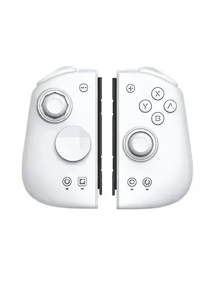 Joypad For Nintendo Switch, 6 Axis Portable Gyro Gamepad, Durable Ergonomic Design Adjustable Controller, Adjustable Joystick Hall Effect Controller, (1pc, White HD Version) - Image 1
