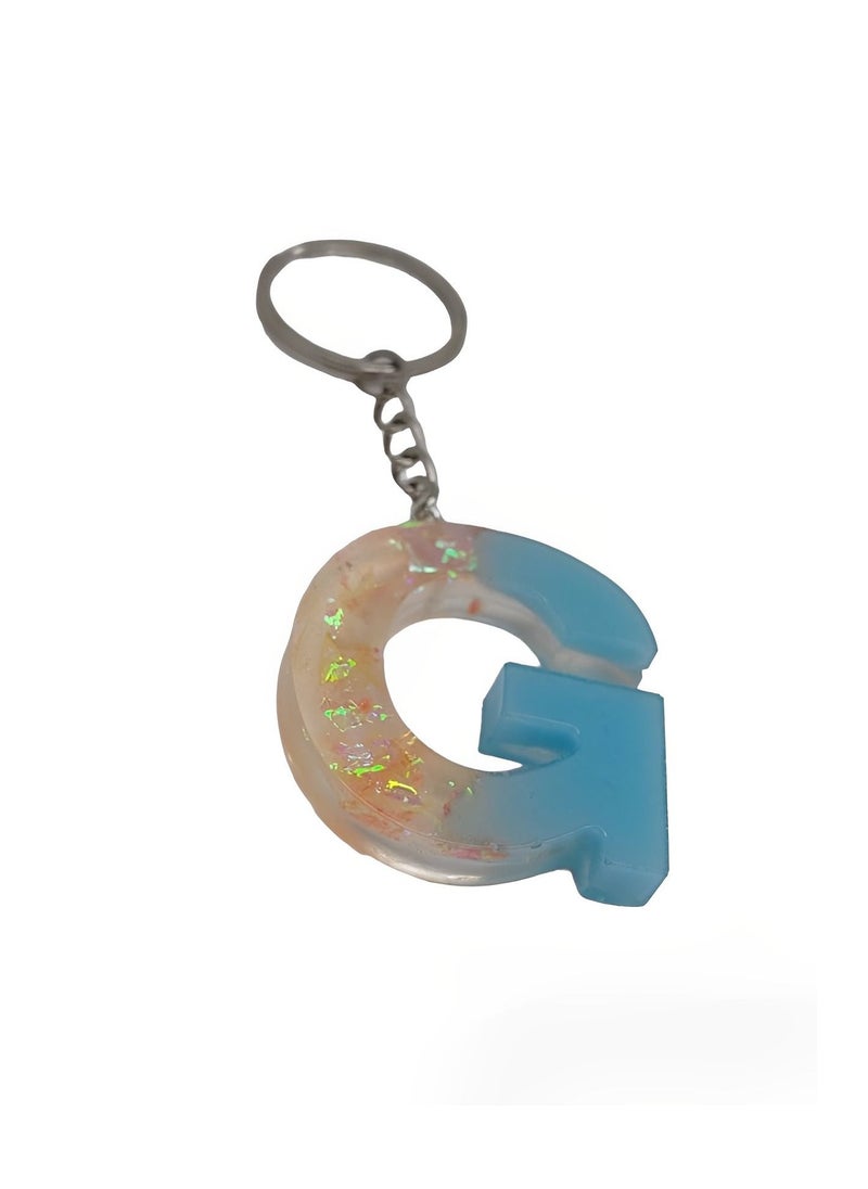Generic Alphabet Letter Keychain- Letter (G)  - Image 2