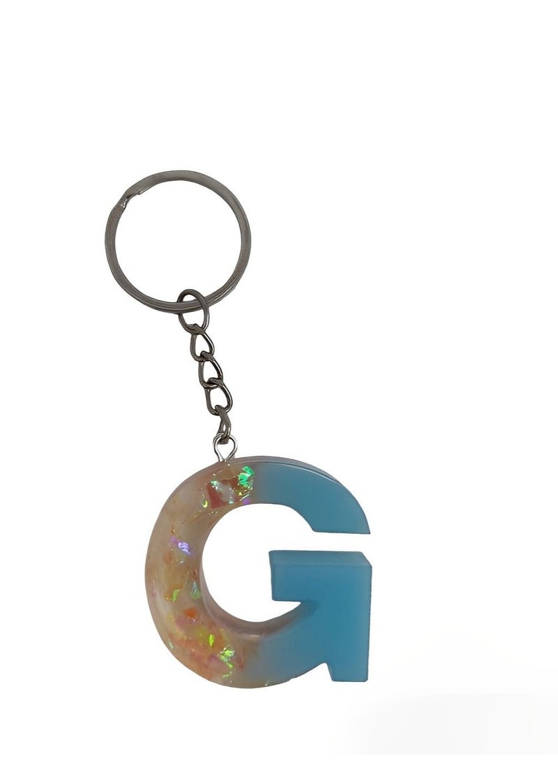 Generic Alphabet Letter Keychain- Letter (G)  - Image 1