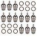 Mxfans Silver RC 18 110 70117 Stainless Steel Glow Plug Replacement for HSP N3 1528 Hot Nitro Engines Pack of 12 - Image 4
