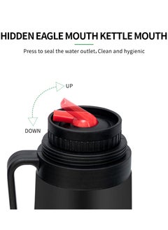 CUOPRU Yerba Mate Jugs 1000 ML Vacuum Flask Heat Insulated  - Image 3