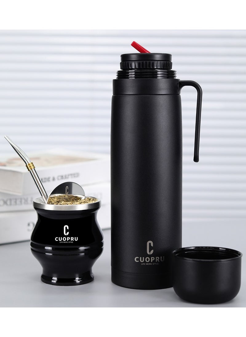 CUOPRU - Yerba Mate Jugs 1000 ML Vacuum Flask Heat Insulated - Image 1