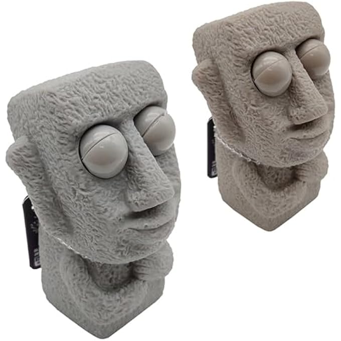 Nurnesy Squeeze Toys - Exploding Eye Rock Man Adult Stress Relief Toy | High Pressure Decompression Fidget for Anxiety & Tension - Image 1