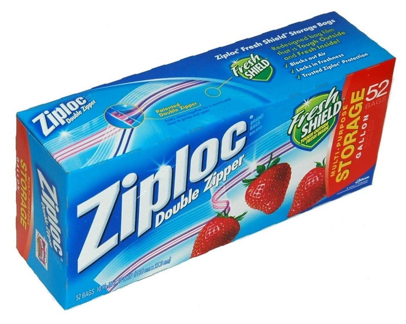 Ziploc Double Zipper Storage Bags - Gallon, 52 Count - Image 3