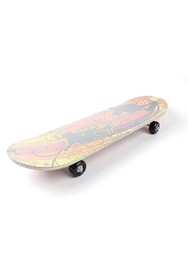 Generic - Mini Skateboard with Double Sided Skateboard and PVC Wheels for Boys and Girls Multiple Designs. - Image 1