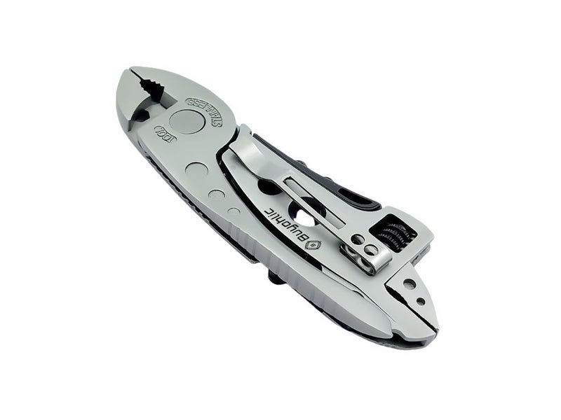 BUYOHLIC Multitool Wrench set 7 Tools/Pliers/Wire Cutter/Flat Screwdriver Adjustable Multi Purpose Stainless Steel Tool - Image 3