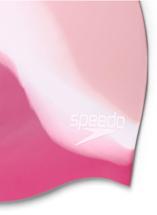 speedo - Kids' Silicone Swimming Cap Pink - Image 1