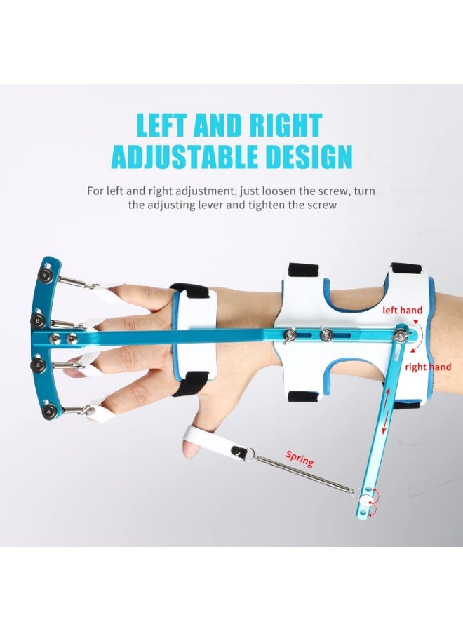 Hand Wrist Finger Orthotics Training Device Wrist Finger Orthosis Brace Hand Finger Muscle Strength Rehabilitation Trainer Finger Wrist Orthotics Exerciser for Hemiplegia Stroke - Image 2