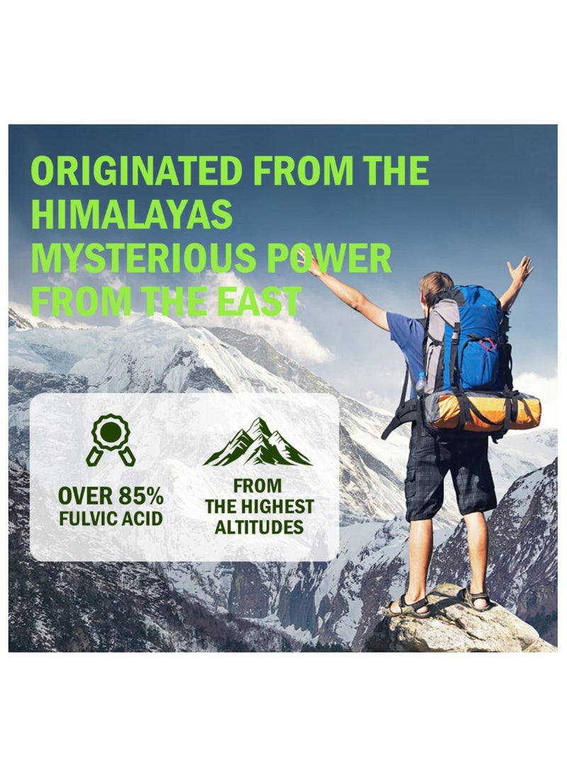 ShilaVigor - Shilajit Organic Shilajit Resin Himalayan Shilajit Supplement Maximum Potency and Pure Shilajit for Men Gold Grade Natural Shilajit with 250mg purified shilajit resin.NET30g - Image 1