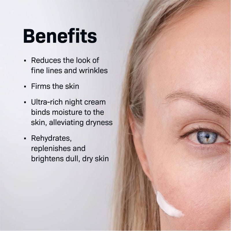 Revision Skincare Firming Night Treatment, Hydrating Anti Aging Night Cream with Peptides for Dry Skin and Sensitive Skin, 1 oz - Image 3