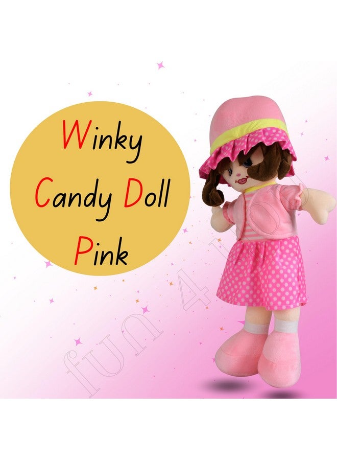 Fun4you Soft Doll for Girls - Stuffed Plush Toy, Big Size 60 CM (Assorted, Winky Doll) - Image 3
