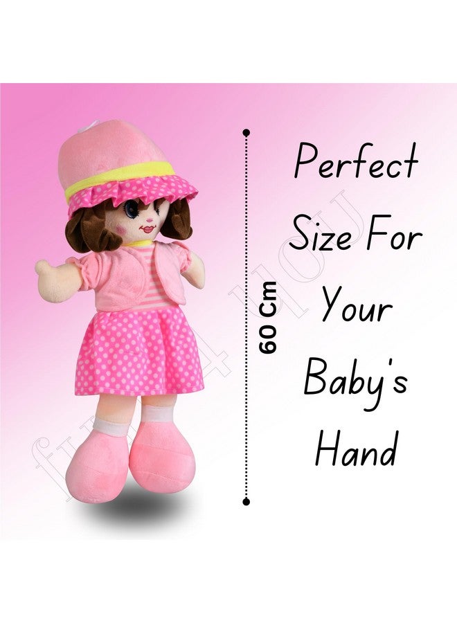 Fun4you Soft Doll for Girls - Stuffed Plush Toy, Big Size 60 CM (Assorted, Winky Doll) - Image 5