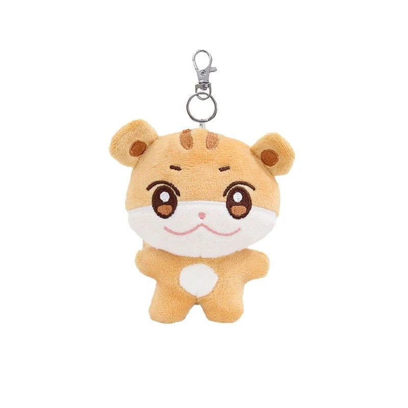 Y&D 12 cm Kpop ATEEZ Aniteez Plush Stuffed Animal Toys – Cute Kawaii Cartoon Stuffed Doll with Keychain for Fans - Image 1