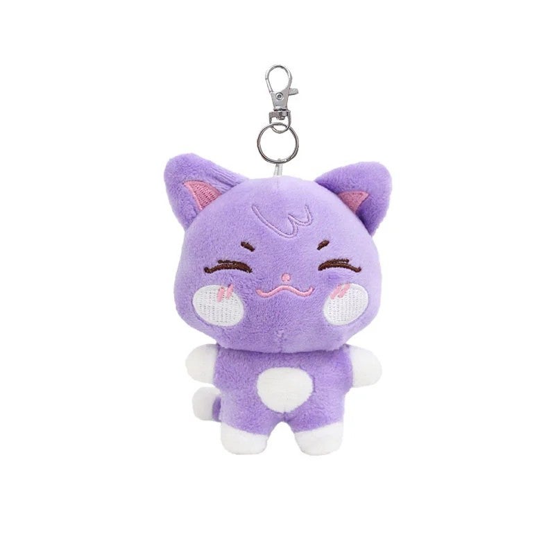 Y&D 12 cm Kpop ATEEZ Aniteez Plush Stuffed Animal Toys – Cute Kawaii Cartoon Stuffed Doll with Keychain for Fans - Image 3