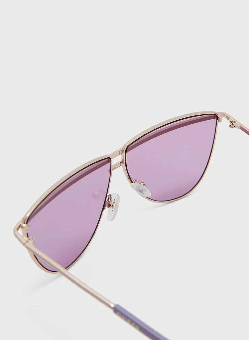 GUESS Injected Oversized Sunglasses