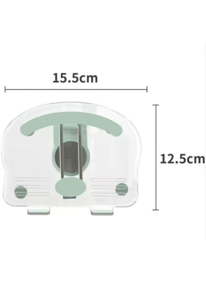 S882 Tablet and Laptop Holder, Foldable Acrylic Desk Mount Stand, Features a Spiral Design for Easy Rotation, Rotates 360 Degrees, 180 Angles - Image 3