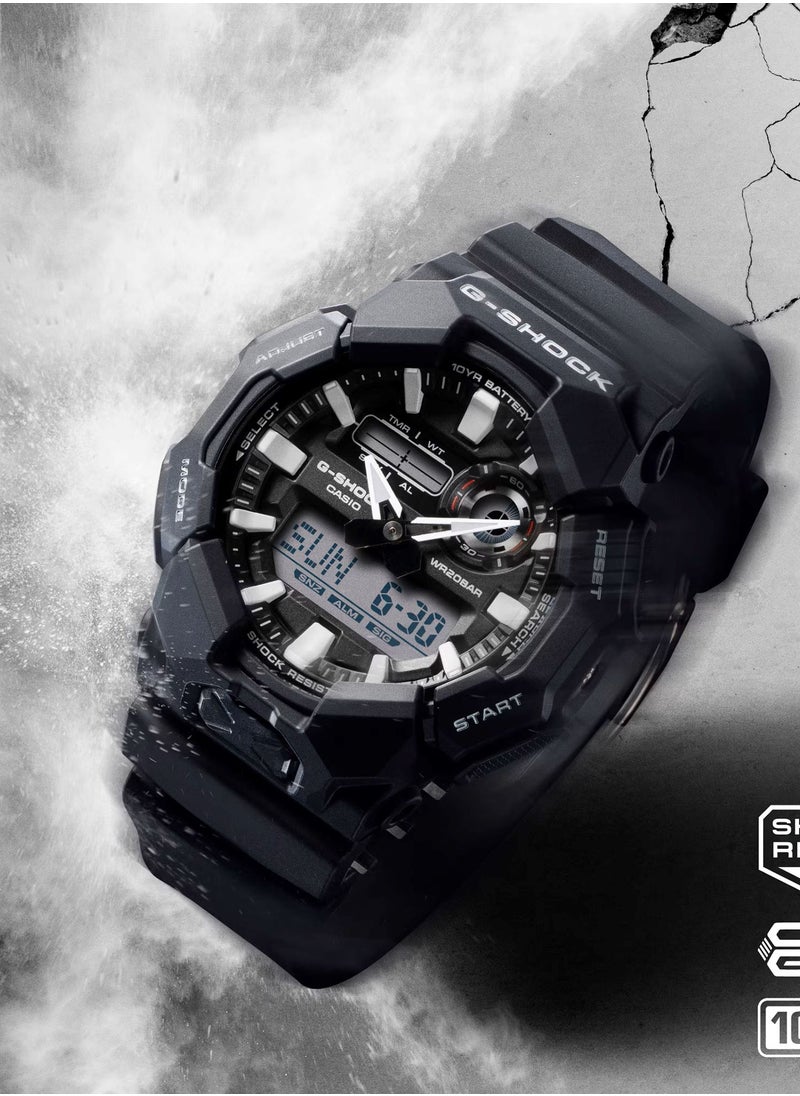 G-SHOCK - Analog Digital Black Bio-Based Resin Band Men's Watch GA-010-1A - Image 1