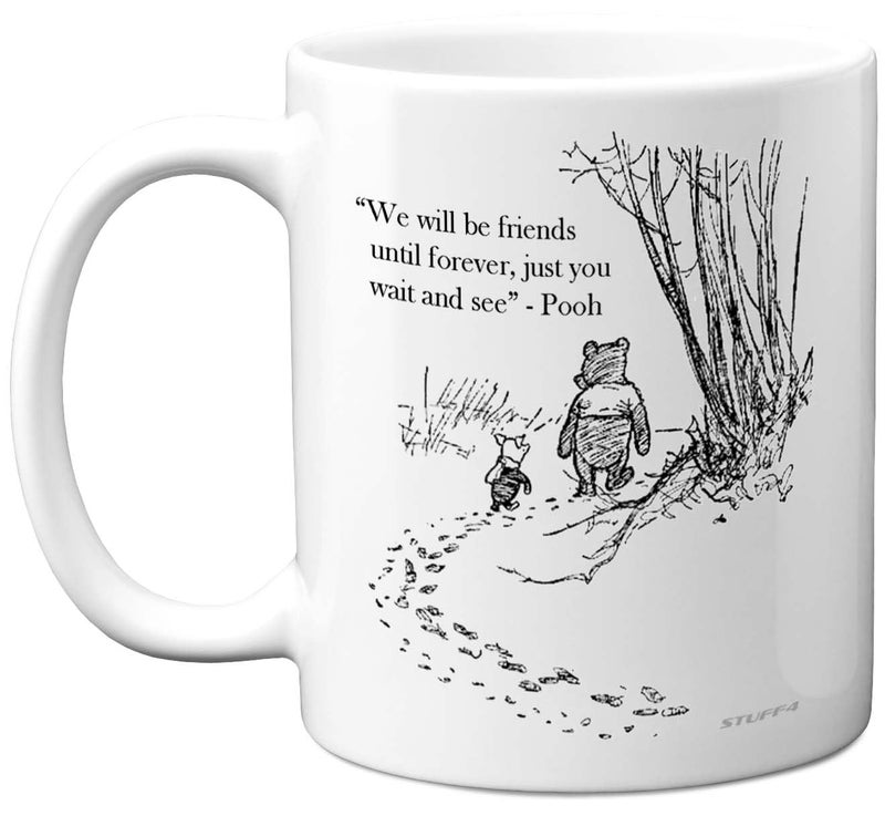 Winnie The Pooh Mug for Men Women  My Favourite Day  Happy Birthday Gift for Mum Dad Sister Brother Daughter Uncle Auntie Nan Grandad Colleague 11oz Ceramic Dishwasher Safe Coffee Mugs Cup