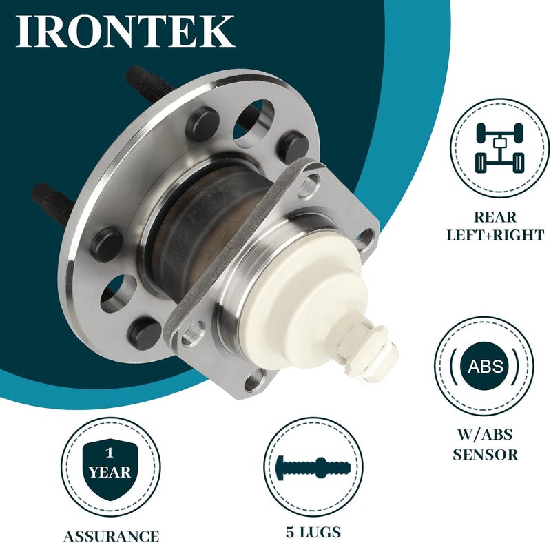 IRONTEK 512150 Rear Wheel Hub and Bearing Assembly for Buick, Chevrolet, and Pontiac - Image 2